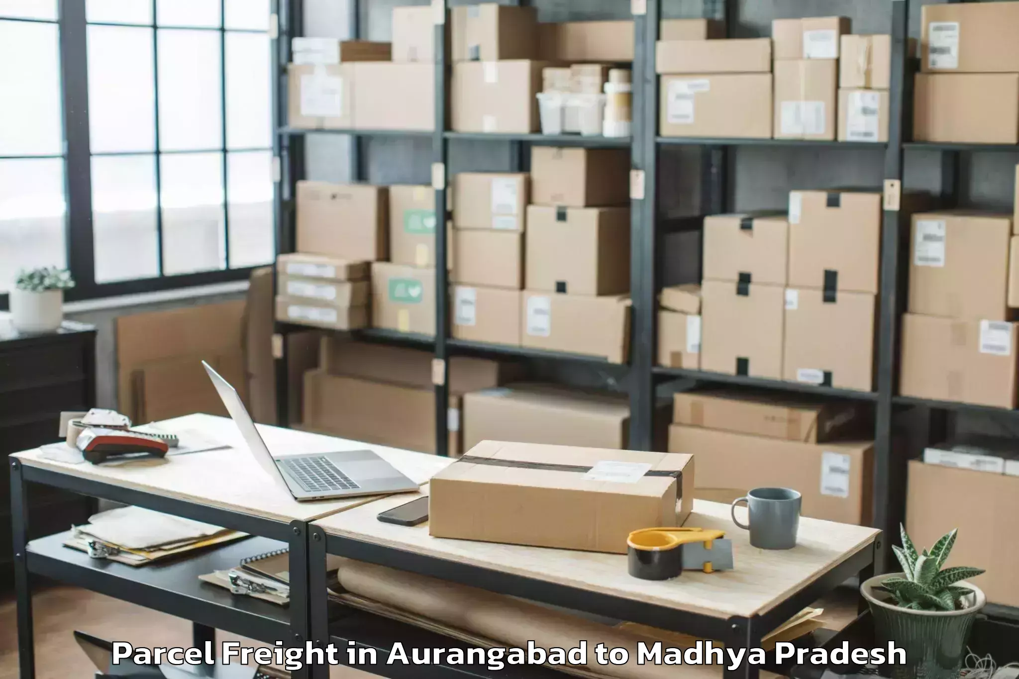 Easy Aurangabad to Sardarpur Parcel Freight Booking